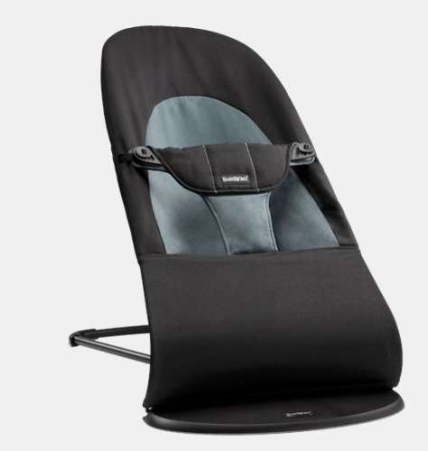 BabyBjörn Balance Pihenőszék - Soft #fekete-sötétszürke