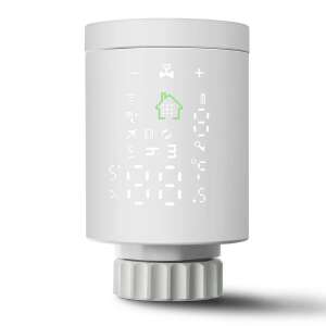 RSH® RV05 Smart Radiator Valve with LCD display, compatible with Danfoss adapters, ZigBee 3.0, Tuya Smart, Smart Life app - Smart home accessories and accessories