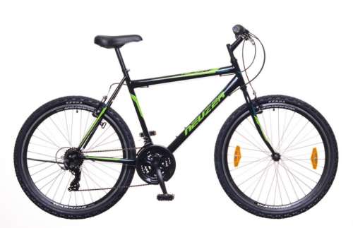 Neuzer Nelson 30 MTB Herrenrad, schwarz-grün, 26 Zoll Räder