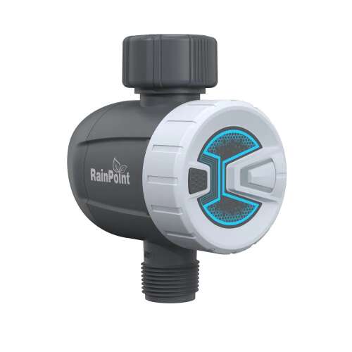 RainPoint® TTV102B Supapă inteligentă pentru robinet de grădină, cronometru de irigare controlat prin Bluetooth