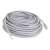 20m UTP Cat5e Ethernet Patch kábel, RJ-45 csatlakozó, Szürke, Hálózati kábel, LAN kábel