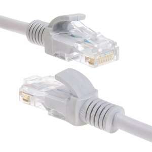 10m UTP Cat5e Ethernet Patch kábel, RJ-45 csatlakozó, fehér - Kábel