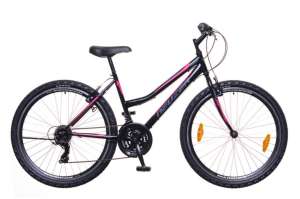 Neuzer Nelson 30 MTB női Kerékpár 26" #fekete-rózsaszín 31378742 Női kerékpárok