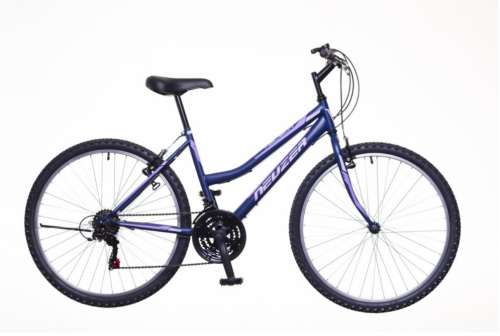 Neuzer Nelson 18 MTB Hobby Damenfahrrad, blau und lila, 26 Zoll Räder