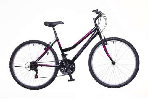 Neuzer Nelson 18 MTB hobby női Kerékpár 26" #fekete-rózsaszín