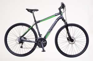 Neuzer X400 férfi Cross Kerékpár 28" #fekete-zöld-szürke 31378957 Kerékpárok