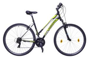 Neuzer X-Zero női Cross Kerékpár 28" #fekete-zöld 31379078 Női kerékpárok