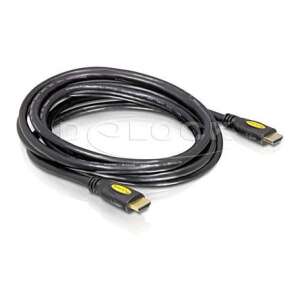 Delock nagy sebességű HDMI Ethernet kábel, 2m, fekete - HDMI kábel