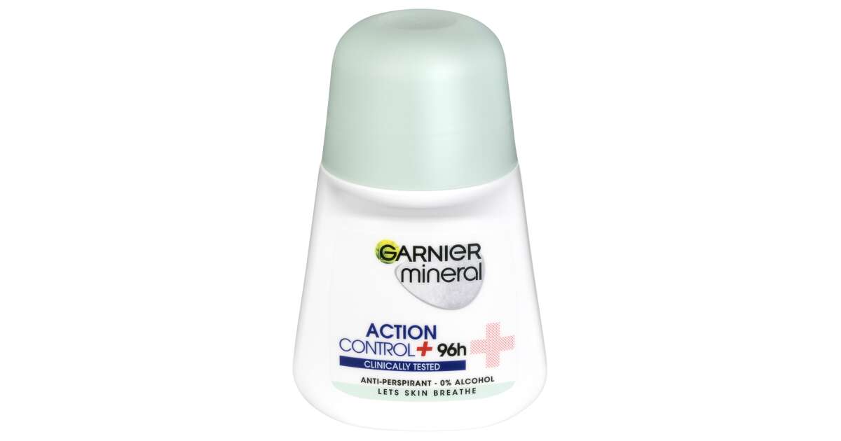 Garnier Mineral Action Control+ Clinically Tested Antiperspirant Ball Deodorant  50ml