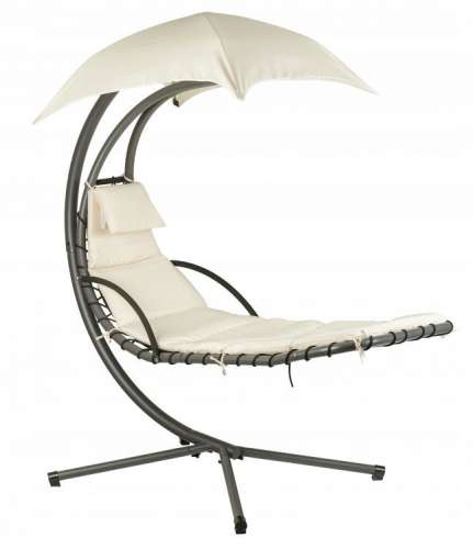 ModernHOME kerti Függőágy napellenzővel - Bézs