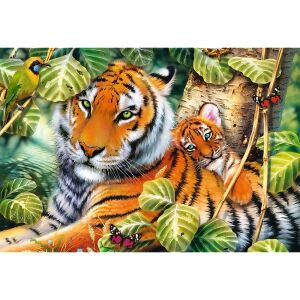 Trefl Tiger and Cub 1500 Piece Jigsaw Puzzle - Trefl Puzzle