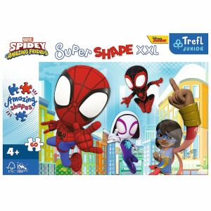 Trefl Spider-Man and Friends XXL 60-piece Super Shape Puzzle - Trefl Puzzle