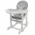 EcoToys Grey High Chair Rocker, 3-in-1 Convertible High Chair