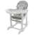 EcoToys Gray High Chair Rocking Chair Mode