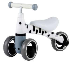 Bicicleta fara pedale cu 3 roti Ecotoys - Zebra #alb 31379560 Biciclete copii