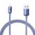 Baseus Crystal Shine Series data and charging cable, USB / Lightning, 2.4A, 1.2m, Purple 103133498