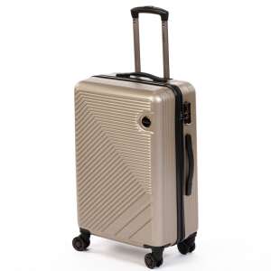 Gold Dollcini Világjáró 24.5" hard-shell suitcase with 4 wheels - Dollcini