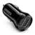 Ugreen car charger, black, dual USB ports