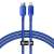 Baseus Crystal Shine Series USB-C to Lightning cable, 20W fast charging, 1.2m, blue, coiled
