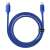 Baseus Crystal Shine Series USB-C to Lightning cable, 20W fast charging, 1.2m, blue, coiled