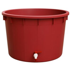 Mobilplastic 225L Szüretelőkád Csappal, Piros Műanyag Borászati ​​Tartály - Bor & Pálinka főzés