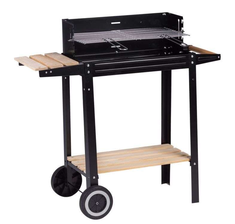 ModernHOME kerti Grillkocsi fa polccal