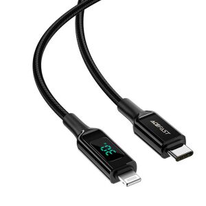 Schräge Ansicht des Acefast C6-01 USB-C auf Lightning Ladekabels - ACEFAST