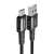 Acefast C1-04 Kabel do transmisji danych i ładowania, USB / USB-C, 3A, 1,2 m, czarny 82538684