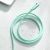 Kabel Joyroom Liquid Silicone Lightning, miętowy
