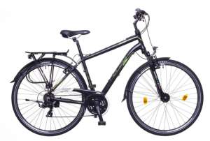 Neuzer Firenze 100 Herren matt Trekkingrad 28" #schwarz-grün-grau