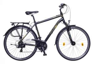 Neuzer Firenze 100 férfi matt Trekking Kerékpár 28" #fekete-sárga-szürke 31380223 Férfi kerékpár - Csomagtartó