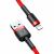 Baseus Cafule data and charging cable, USB / Lightning, 2,4A, 50cm, Red/Black 56529779