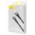 Baseus Glimmer Series data and charging cable, USB / Lightning, 2.4A, 2m, Black 56529909