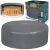 Lay-Z-Spa ENERGYSENSE hot tub cover with packaging and insulation diagram