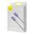 Baseus Crystal Shine Series USB-C to Lightning Cable Packaging, Purple