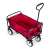 GardenLine piros összecsukható kerti kézikocsi felülnézetből, 70kg teherbírás