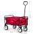 GardenLine piros összecsukható kerti kézikocsi méretekkel, 70kg teherbírás
