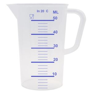 Mérőpohár - Műanyag - 50 ml - 2 ml Osztás