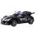 Zdalnie sterowany samochód policyjny z funkcją dymu, czarny samochód policyjny RC