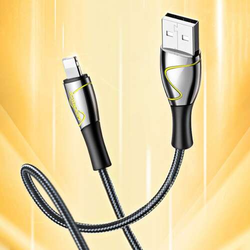 Joyroom Mermaid Series USB-Lightning Kabel, 2.4A Schnellladung, 2m, Schwarz