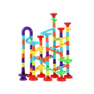 Marble Run Pipeline Toys Set, assembled, colorful, kids toy, educational toy - Plastic Building Toy