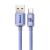 Baseus Crystal Shine Series data and charging cable, USB / USB-C, 100W, 2m, Purple 56532586