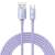 Baseus Crystal Shine Series 100W fast charging data cable USB to USB-C 2m purple