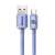 Baseus Crystal Shine Series USB to USB-C fast charging cable, 100W, 2m, purple