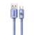Baseus Crystal Shine Series 100W fast charging data cable USB to USB-C 2m purple