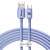 Baseus Crystal Shine Series 100W fast charging data cable USB to USB-C 2m purple