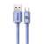 Baseus Crystal Shine Series USB to USB-C fast charging cable, 100W, 2m, purple