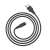 Acefast C3-02 USB-Lightning kábel, fekete, 1,2m