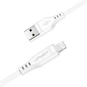 Kabel do transmisji danych Acefast MFI z USB na Lightning 1,2m, 2,4A, biały 101618122 - Kabel Lightning