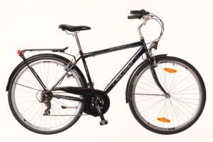 Neuzer Ravenna 30 férfi Városi Kerékpár 19"" #fekete-cián 31380440 Férfi kerékpárok - Sárvédő